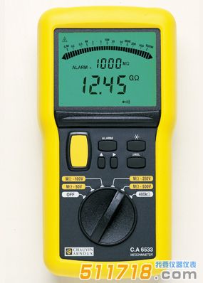 法國CA CA6533數(shù)字絕緣測試儀-500V