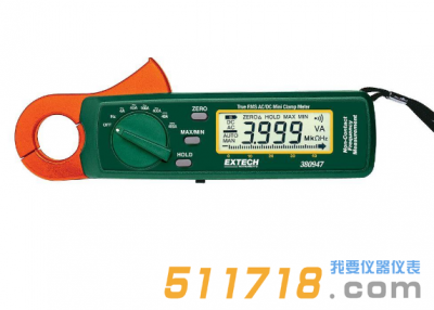 美國EXTECH 380947 400A真有效值交流/直流迷你鉗表