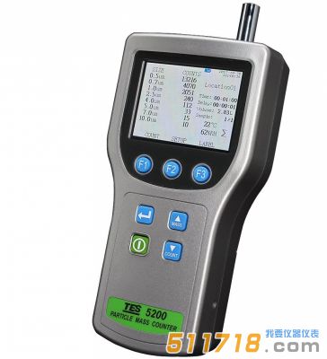 臺(tái)灣泰仕 TES-5200粒子質(zhì)量濃度計(jì)數(shù)器