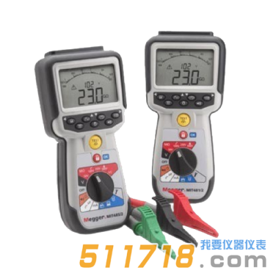 美國Megger MIT481/2和MIT485/2電訊應(yīng)用的絕緣和連續(xù)性測試儀