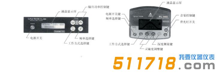 日本富士PL-960管線(xiàn)探測(cè)儀儀器面板.jpg