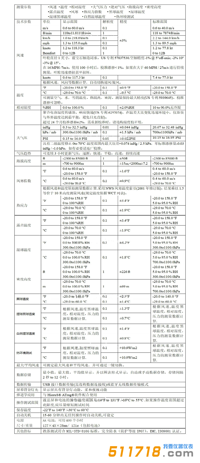 美國(guó)NK5400(Kestrel 5400)熱應(yīng)力氣象儀技術(shù)參數(shù).png